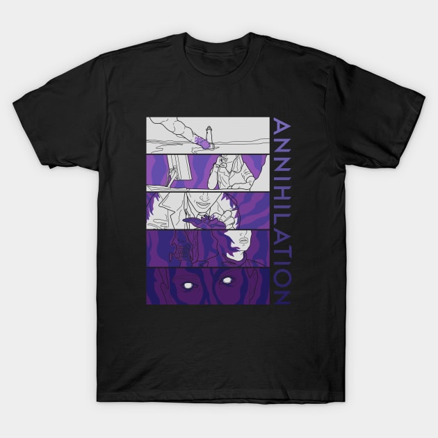 Stages of Annihilation (With Title) T-Shirt by SpareFilm